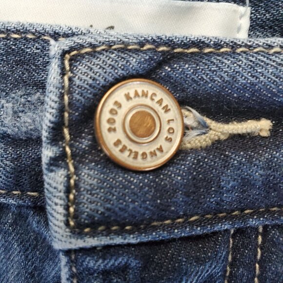 Kancan Jeans Womens Size 9/28 Blue Lydia Ultra High Rise Flare Stretch Denim - Picture 10 of 12